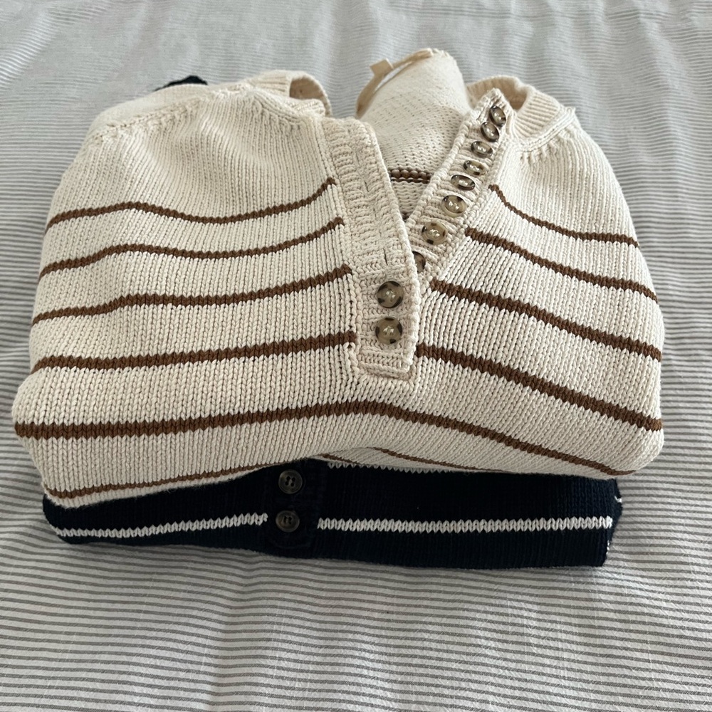*SOLD*Two Sezane Leotine jumpers (sweaters)